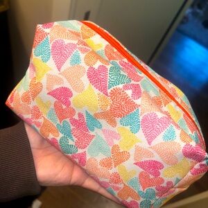 Roomy makeup bag never used